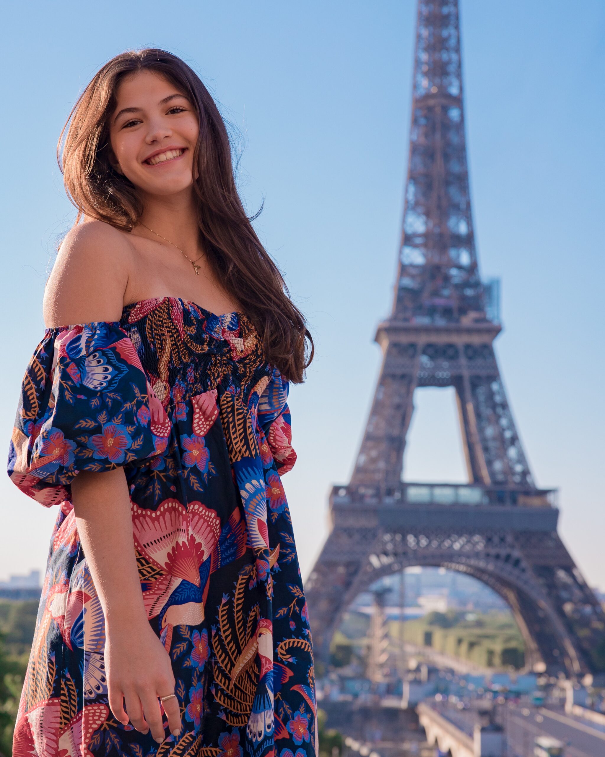 Fotos debutante 15 anos Paris Torre Eiffel 22 05 2022